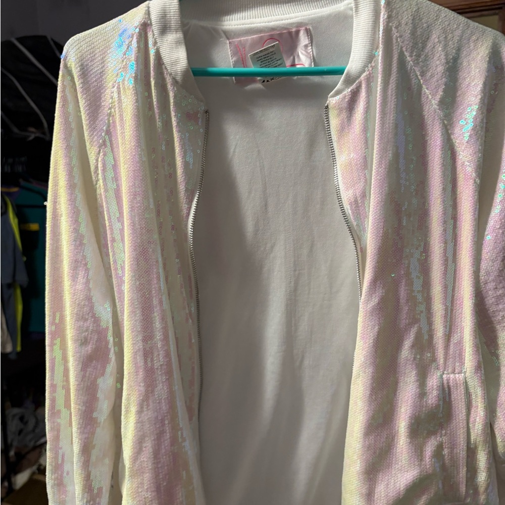 Hayley Paige sequin bride bomber - Picture 12 of 12